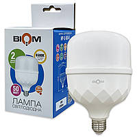 Лампочка світлодіодна E27 50W  холодний білий T120 BIOM HP