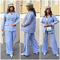 Женский брючный костюм большого размера пиджак и брюки р-50-52, 54-56, 58-60