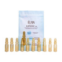 Elan Концентрат для відновлення брів і вій у монодозах LIPIDIC, 10 монодоза по 1,5 мл / сірий