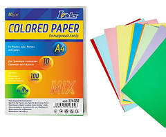 Папір для принтера кольоровий Leader Colored Paper А4 100арк 5кол.*20шт 80г/м пастель