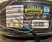 Кабель провід мідний ВВГ-П нг ls 2х4.0 повний переріз, плоский Одеса Каблекс (бухта 100м)