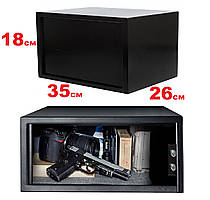 Сейф для пістолета, сейф для грошей, документів формату А4 з ключовим замком