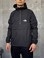 Анорак The North Face чорний Чорна плащова куртка TNF