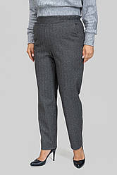 Стильні жіночі класичні штани на резинці, для пишних форм