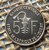 5 франкiв 2011 року. Захiдна Африка (ВСЕАО)