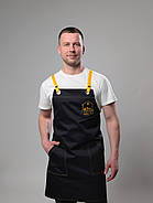 Фартух Muffin Чорний | Блакитні ремені, фото 5