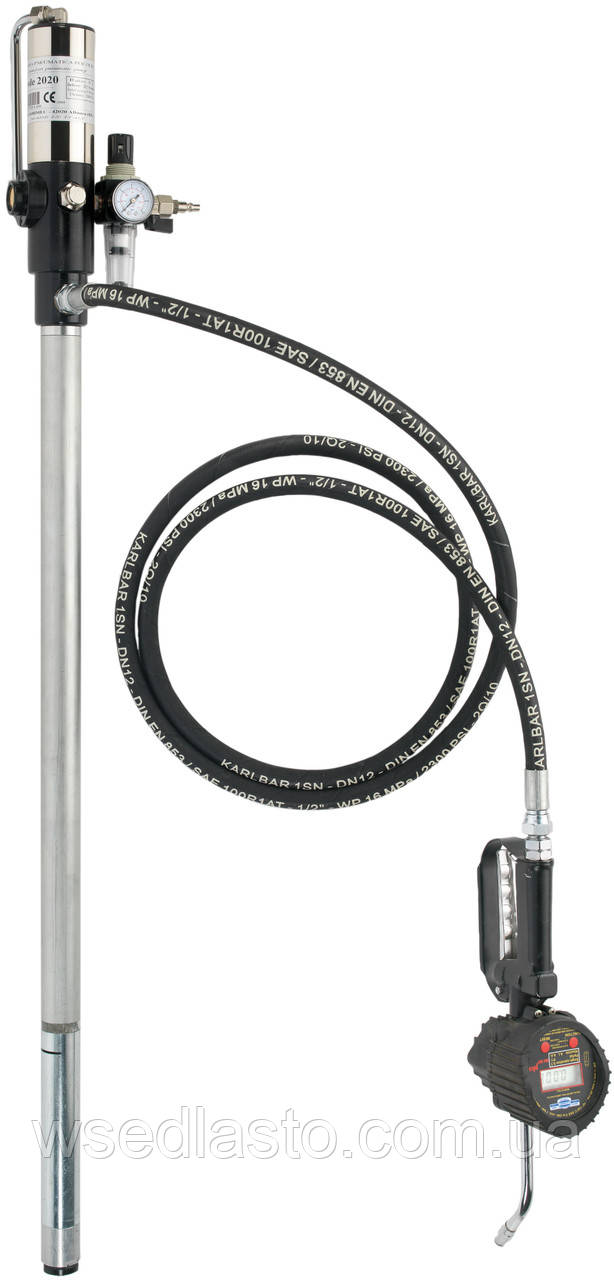 Пневматичний насос з електронним витратоміром Flexbimec (Італія) 2982, фото 1