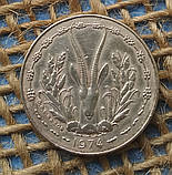 5 франкiв 1974 року. Захiдна Африка (ВСЕАО), фото 2