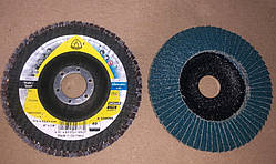 КЛТ Р40 d125мм Klingspor по нержавіючій сталі inox пелюстковий круг шліфувальний тарілчастий