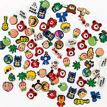 Джибітс Jibbitz (прикраса на Crocs) набір 10 шт