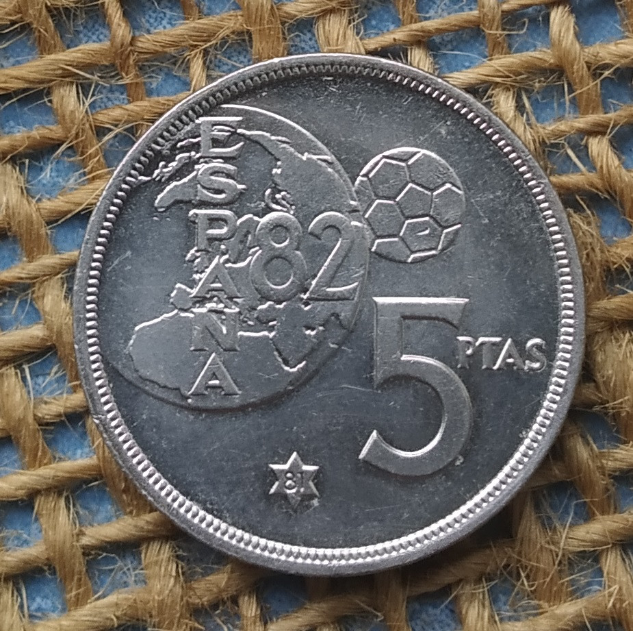 5 песет 1980 року. (81) Iспанiя, фото 1