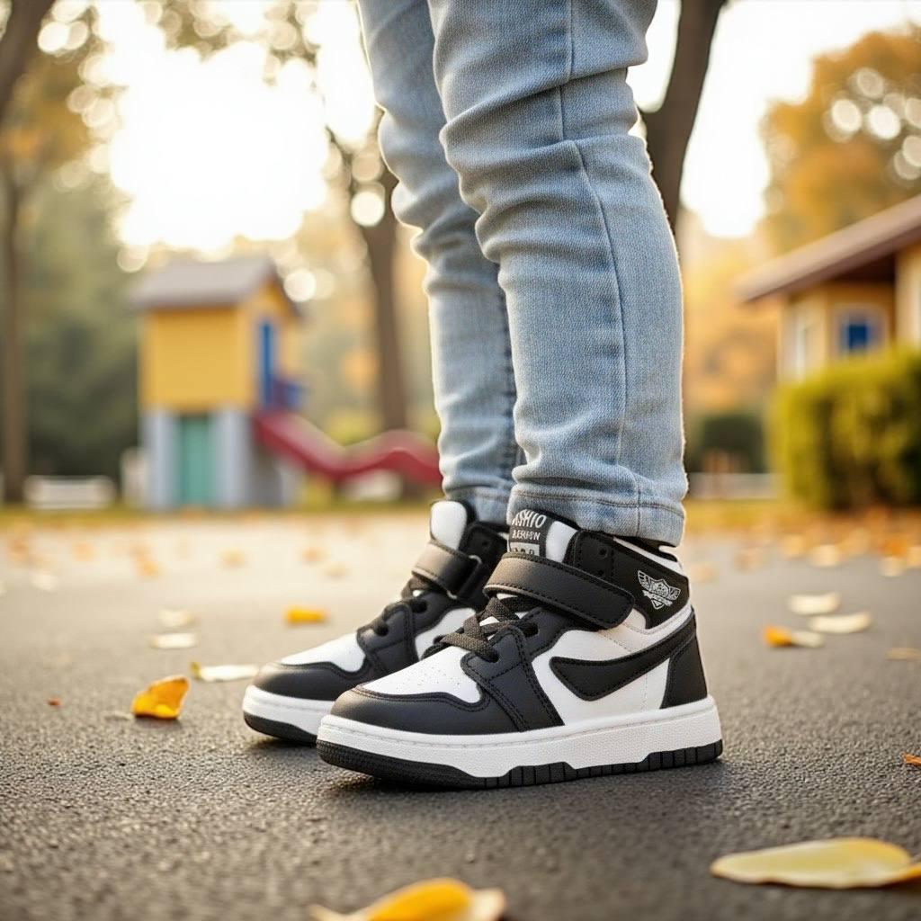 Стильные, комфортные, детские, черевички, хайтопи, кроссовки на липучке для мальчика в РАЗМЕРАХ: 22,26, фото 1