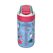 Дитяча пляшка для води Kambukka Lagoon (400 мл) Blue Flamingo, фото 2