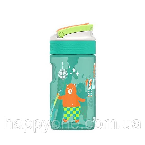 Дитяча пляшка для води Kambukka Lagoon (400 мл) Blue Flamingo, фото 1