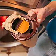 Термокружка з трубочкою Kambukka Rio Almond Dream (950 мл), коричнева, фото 3