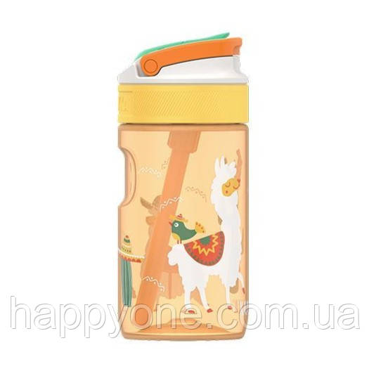 Дитяча пляшка для води Kambukka Lagoon Safari Jungle (400 мл), зелена, фото 1