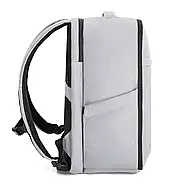 Рюкзак для ручної поклажі Wascobags Leon Grey (сірий) 40x30x20 - Wizz Air / Ryanair, фото 4