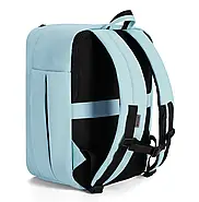 Рюкзак для ручної поклажі Wascobags Verona Mint RP 40х30х20 (блакитний) - Wizz Air / Ryanair, фото 2