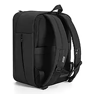 Рюкзак для ручної поклажі Wascobags Verona Black 40х30х20 (чорний) - Wizz Air / Ryanair, фото 3