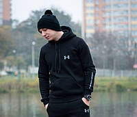 Зимовий спортивний костюм чоловічий Under Armour фірмовий комплект на флісі Андер Армор штани та худі на хлопця Under Armour