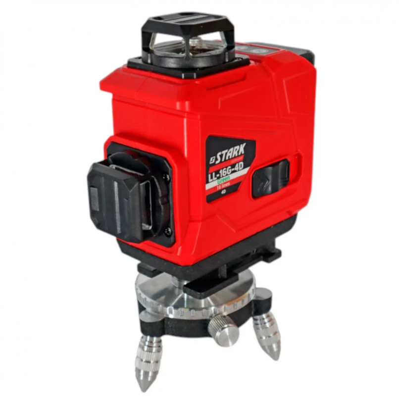 Лазерний нівелір Stark LL-16G-4D (точність ±1,5 мм/5 м, самовирівнювання ±3°), фото 1
