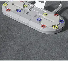 Інноваційна багатофункціональна дошка для віджимань 3 в 1 з високоякісного пластику TPR, до 150 кг,різні положення рук, фото 4