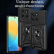 PC + TPU чохол Camshield Armor для Motorola Edge 60 Fusion / чорний, фото 2