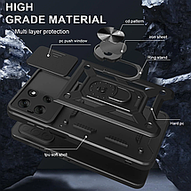 PC + TPU чохол Camshield Armor для Motorola Edge 60 Fusion / чорний, фото 5