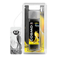 Ароматизатор (освіжувач) повітря з підвіскою K2 COSMO "LEMON" 50ML K20846, фото 4