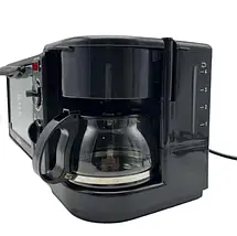 Піч-гриль-кавоварка 3в1 1250Вт Domotec MS 5308B Чорна, фото 5