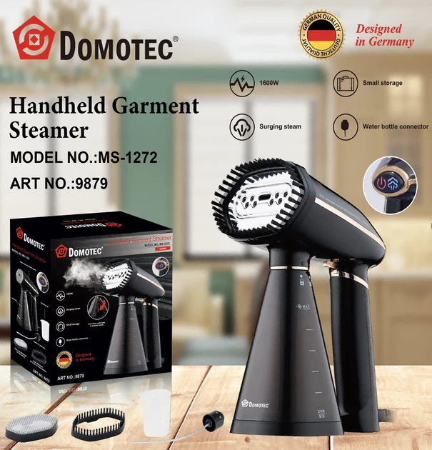 Ручний відпарювач Domotec MS-1272 для одягу 350мл 1600Вт