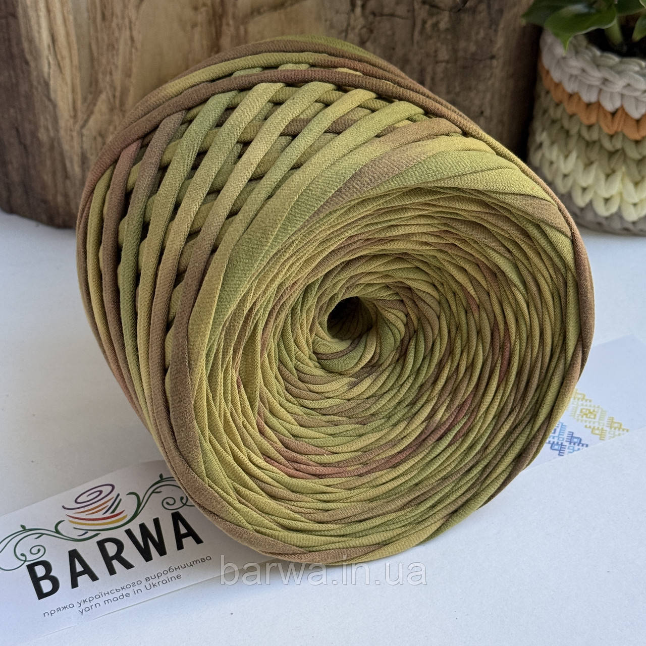 Пряжа трикотажна BARWA Дубайський шоколад