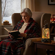 XMAS Новорічний нічник "Вінтажний ліхтар" WDL-25011A 20,5 см, фото 4