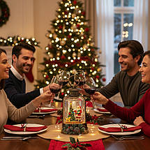 XMAS Новорічний нічник "Вінтажний ліхтар" WDL-25011A 20,5 см, фото 5