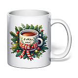 Чашка з друком "З Новим роком!" №1 330 мл (колір білий) (31447), фото 2