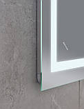 Дзеркало Mixxus WARM MR02-100x60 з Led Touch, Anti-fog, димером, регулятором яскравості, годинником (MI6003), фото 6