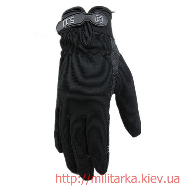 Рукавички тактичні Nylon чорні