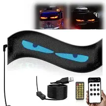 Гнучкий світлодіодний екран LED Matrix Panel RGB 120 на 595 мм WiFi управління через додаток, фото 2