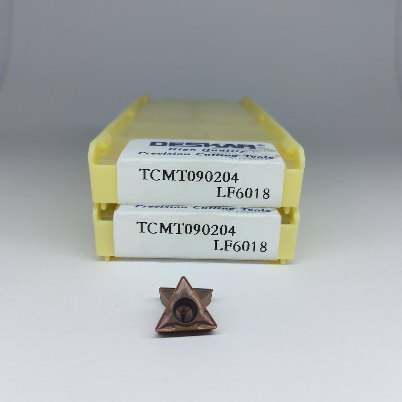 TCMT090204 LF6018 DESKAR (Сталь, Нержавіюча сталь) Твердосплавна пластина