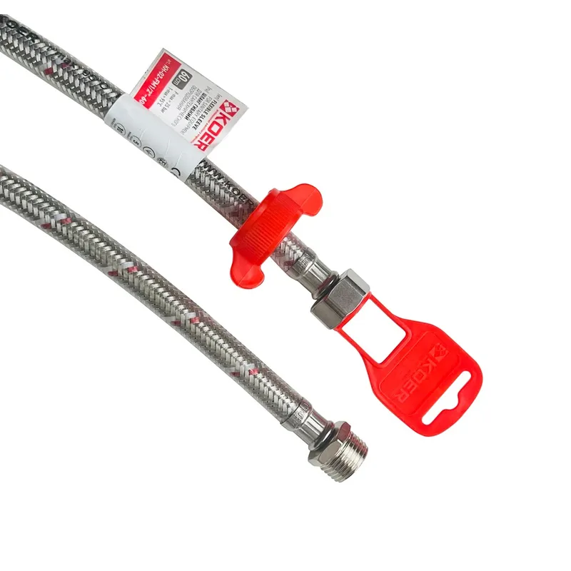 Гнучка підводка в силіконовій оболонці Koer KH-02-FM1/2"-500 (KR3523), фото 1