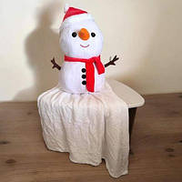 Іграшка-плед дитяча Сніговичок мікрофібра 110х160 см (1151873)