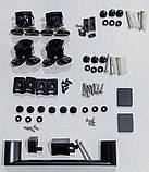 Двері в нішу Mixxus Premium DIVERSE SD01-140x185-TR Black прозоре скло 5мм (MI6878), фото 3