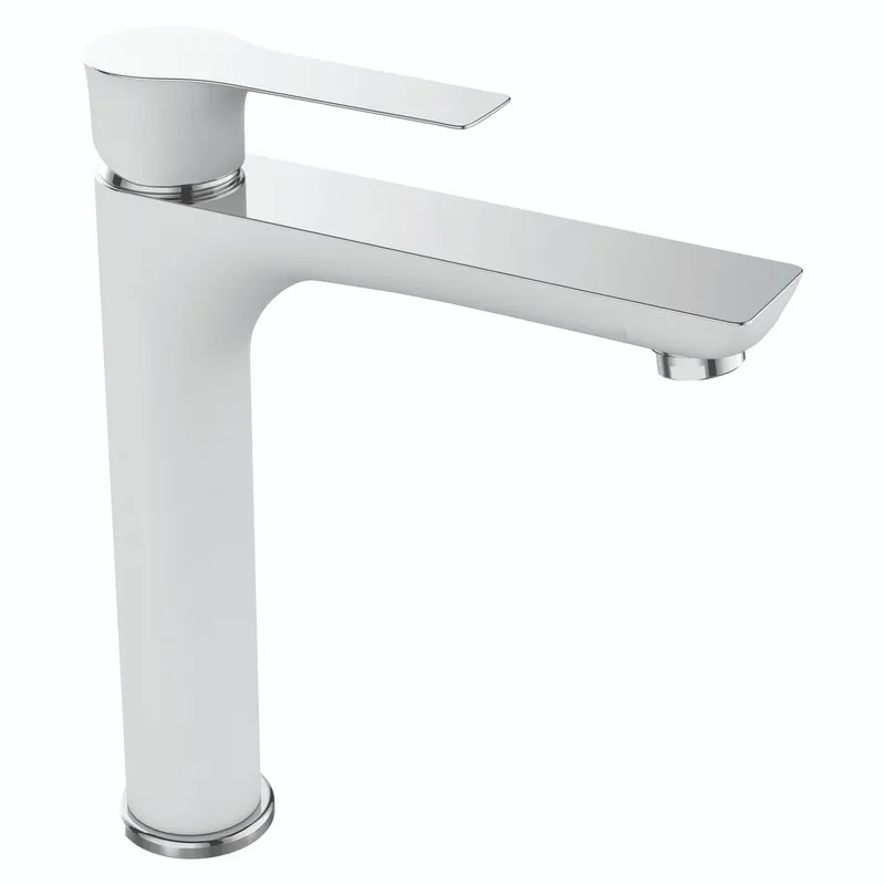 Змішувач для умивальника Mixxus Premium Eva 001 High Білий (MI5809), фото 1