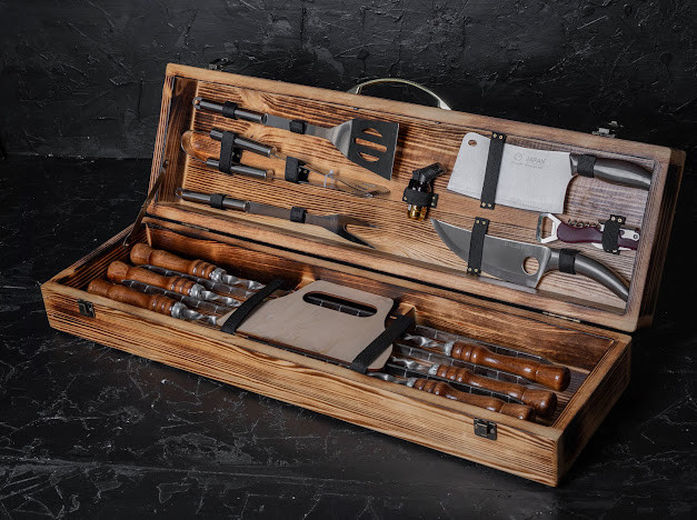 Набір шампурів у кейсі