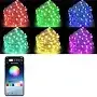 Новорічна гірлянда світлодіодна Smart RGB з пультом, керуванням через смартфон, живлення від USB 10 метрів/100 лампочок, фото 3