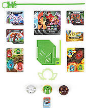 Бакуган набір із 3 шт Bakugan Starter 3- Pack Special Attack Nillious Titanium Dragonoid Bruiser Spin Master, фото 3