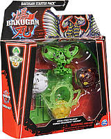 Бакуган набір із 3 шт Bakugan Starter 3- Pack Special Attack Nillious Titanium Dragonoid Bruiser Spin Master