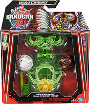 Бакуган набір із 3 шт Bakugan Starter 3- Pack Special Attack Nillious Titanium Dragonoid Bruiser Spin Master, фото 2