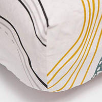 Простирадло на резинці Moon&Star Natural Waves Бязь Gold Люкс 200х220х25 см (1203291)