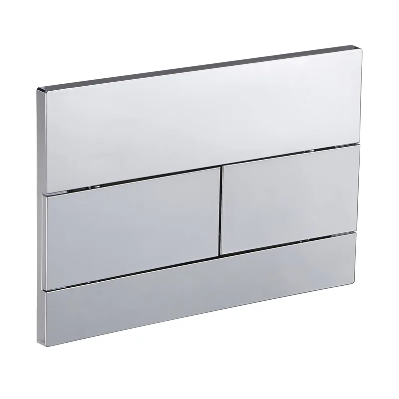 Панель змиву Koer KT-0603-01 240x160x10mm пластикова, кнопка лінійна (KR5319), фото 1